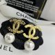 Chanel Earrings CE8317 Gold CC Stud Pearl Iconic Classic