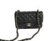 Optimized title: Top Quality Chanel Classic Flap Bags Black with Original Cannage Patterns A1116 Silver