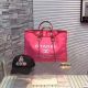 Best 1:1 Chanel Large Canvas Tote Shopping Bag Pink