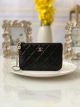 Chanel Black Goatskin Zip Wallet AP31504-5