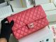 Chanel Handbag A01112 Lambskin Pink Silver Metal