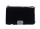 Boy Chanel Shoulder Bag in Black Suede Leather - A6016