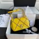 Chanel Flap Bag in Yellow and Multicolor AS2382 JK3496