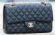 Chanel 2.55 Series Black Sheepskin Leather Flap Bag A1112 Gold