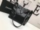 Chanel Black Calfskin Leather Tote Bag - A98697