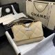 Chanel 19 Large Flap Bag Light Apricot AS1162 - Exclusive JK3586Xp72