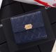 High Quality Chanel Calfskin Leather & Gold-Tone Metal A80734 Blue