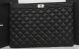 Boy Chanel Cannage Pattern Clutch Black