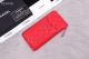 Best Chanel Classic Pouch: Grained Calfskin & Silver-Tone Metal A84402 Red