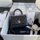 Chanel Coco Mini Flap Bag with Top Handle in Black - AS2215