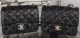 Chanel Classic Flap Bag Sheepskin Leather A5171 Black