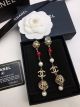 Chanel CC Earrings Jewelry Ladies Gift