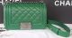 Boy Chanel Flap Shoulder Bag Caviar Leather - Green