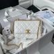 Replica Chanel Flap Shoulder Bag in Original White Leather AS2649 - Best Quality With Search Keywords: Chanel, Shoulder Bag, Flap, AS2649