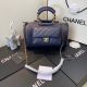 Navy Chanel Bowling Bag AS1359 - Best Quality 2021 Collection
