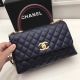 Chanel Classic Red Top Handle Bag in Royal Original Leather Gold A92991