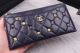 Chanel Lambskin & Gold-Tone Metal Dark Blue A81797