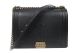 Boy Chanel Genuine Snake Leather Flap Shoulder Bag A67087 Black