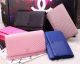 Chanel Chevron Sheepskin Leather Clutch Bag A50048