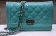 Chanel Boy Mini Flap Bag in SkyBlue Sheepskin Leather A33815