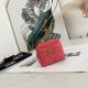 Chanel 19 Zip Card Bag Replica in Rose Color