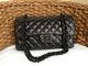 Knockoff Chanel 2.55 Flap Bag in Original Lambskin Leather - Black