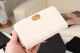 Chanel Calfskin Leather Gold-Tone Metal Wallet White