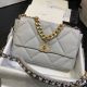 CHANEL 19 Flap Bag Replica in Light Gray - AS1160 AS1161 AS1162 with JK3947Oy84