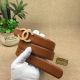 Brown Chanel 30mm Leather Belt CH5233 JK674Ri95