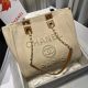 Chanel 19SS Cream Shopping Bag A67001