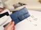 Imitation Chanel Classic Card Holder in Blue