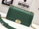 Boy Chanel Flap Shoulder Bag in Original Green Leather - A67086S