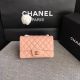 Imitation Chanel Classic Flap Bags in Red Sheepskin Leather 1116 Pink with Chanel Keywords