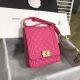 Grained Calfskin Boy Chanel Handbag in Rose with Gold-Tone Metal AS0130
