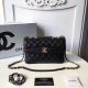 Chanel Classic Sheepskin Leather Shoulder Bag - Black A57028