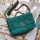 Chanel 19 Flap Bag in Green with AS1160 Code - JK3745hI90