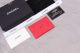 Chanel Classic Card Holder in Red Grained Calfskin & Gold-Tone Metal