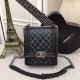 1:1 Replica Boy Chanel Handbag in Patent Calfskin and Silver-Tone Metal - Black
