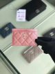 Chanel Classic Card Holder in Grained Calfskin & Gold-Tone Metal Pink B31510
