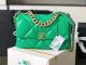 Chanel 19 Flap Bag in Green - AS1161
