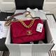 Imitation Chanel Velvet Flap Bag AS1161 Red