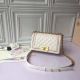 Boy Chanel Sheepskin Leather Flap Shoulder Bag White A67085E
