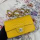 Replica Chanel Mini Flap Bag in Python & Gold-Tone Metal A69900 Yellow, Search Keywords: Chanel, bag, mini, flap