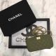 Boy Chanel Flap Bag with Original Cannage Pattern in Khaki color