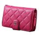 Chanel Matelasse Bi-Fold Wallet Sheepskin Leather A31506 Rose