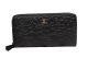 Chanel Camellias Zippy Wallet in Original Leather Black