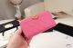 Chanel Calfskin Leather & Gold-Tone Metal Wallet A80566 Rose