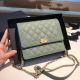 Boy Chanel Clutch with Chain - A84433 Green - Authentic Chanel Bag