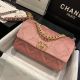 Chanel 19 Flap Bag in Pink AS1160