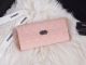 BOY CHANEL Flap Wallet A80286 Pink Silver-Tone Metal